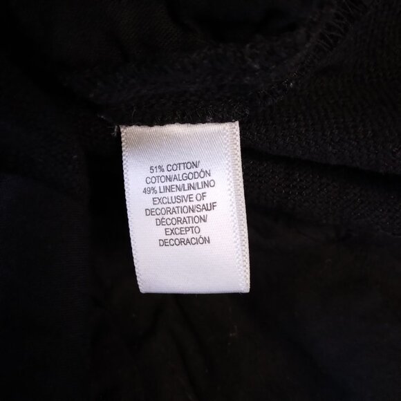 Ann Taylor Loft The Riviera Short Black Fringe Hem Size 6 - Picture 9 of 10